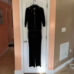 Juicy Couture black one piece jump suit